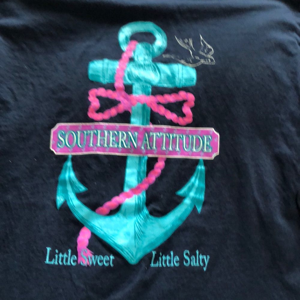 Southern Attitude SS Navy Blue T